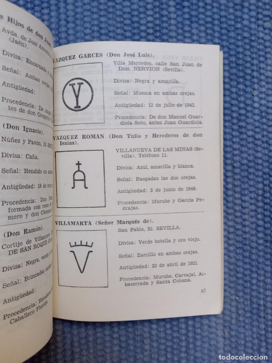 Libros de segunda mano: Relaci&oacute;n oficial de criadores de toros de lidia 1959