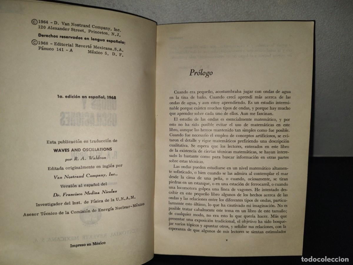 Libros de segunda mano de ciencias: 196- Ondas Y Oscilaciones - R. A. Waldron - Foto 5