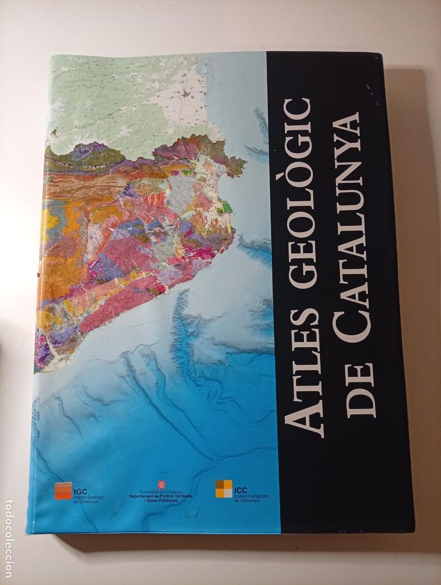 Libros de segunda mano: Atles geol&ograve;gic de Catalunya - Gran formato, Buen estado