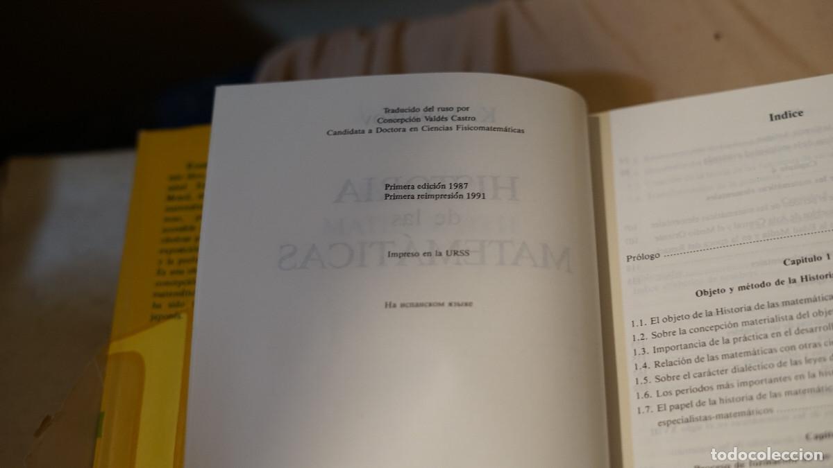 Libros de segunda mano de ciencias: K. Ribnikov - Historia de las matem&aacute;ticas - Mir 1991 - Foto 2