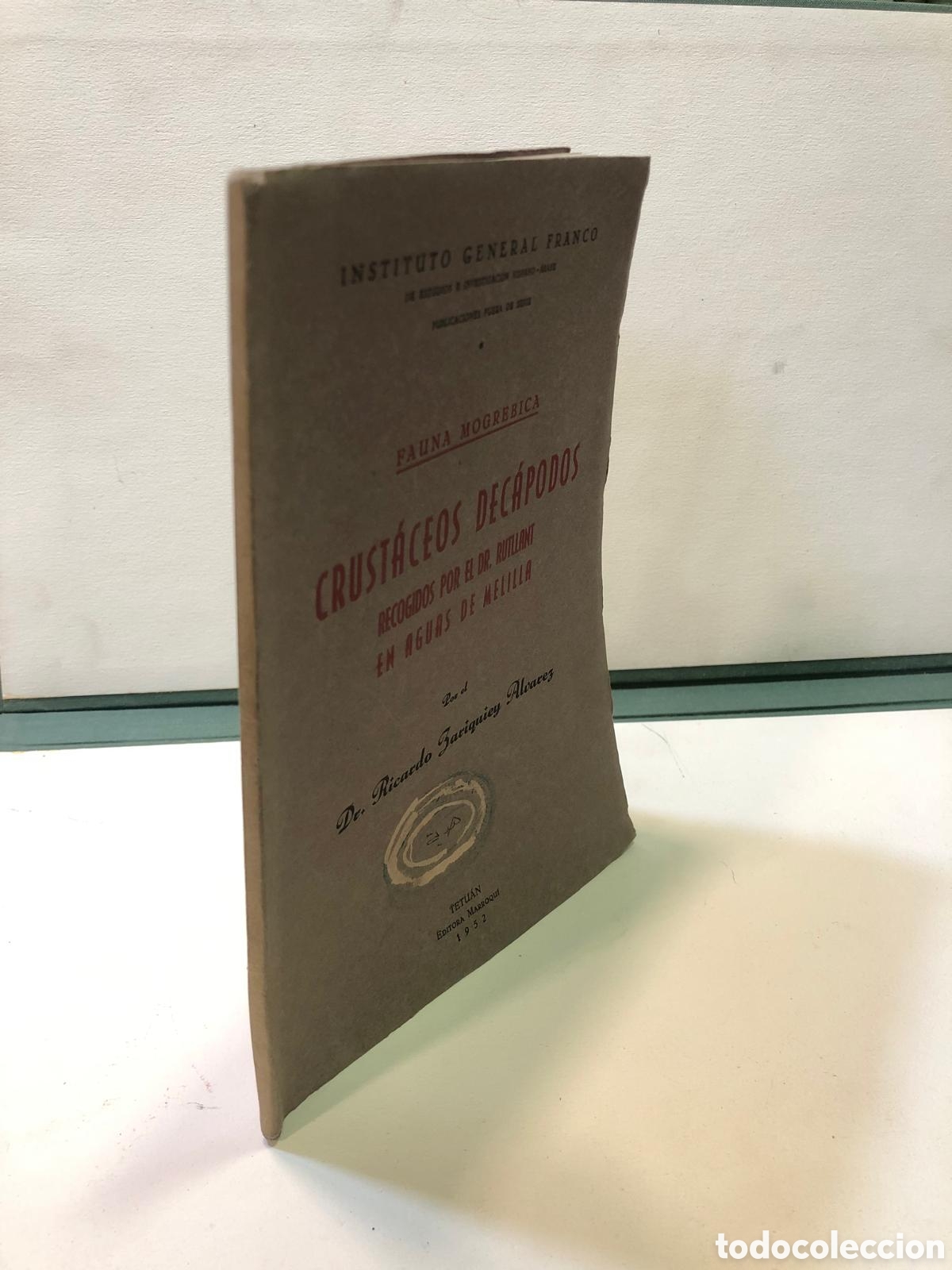 Libri di seconda mano: Crust&aacute;ceos dec&aacute;podos recogidos por el Dr. Rutllant en aguas de Melilla - R. Zariquiey &Aacute;lvarez