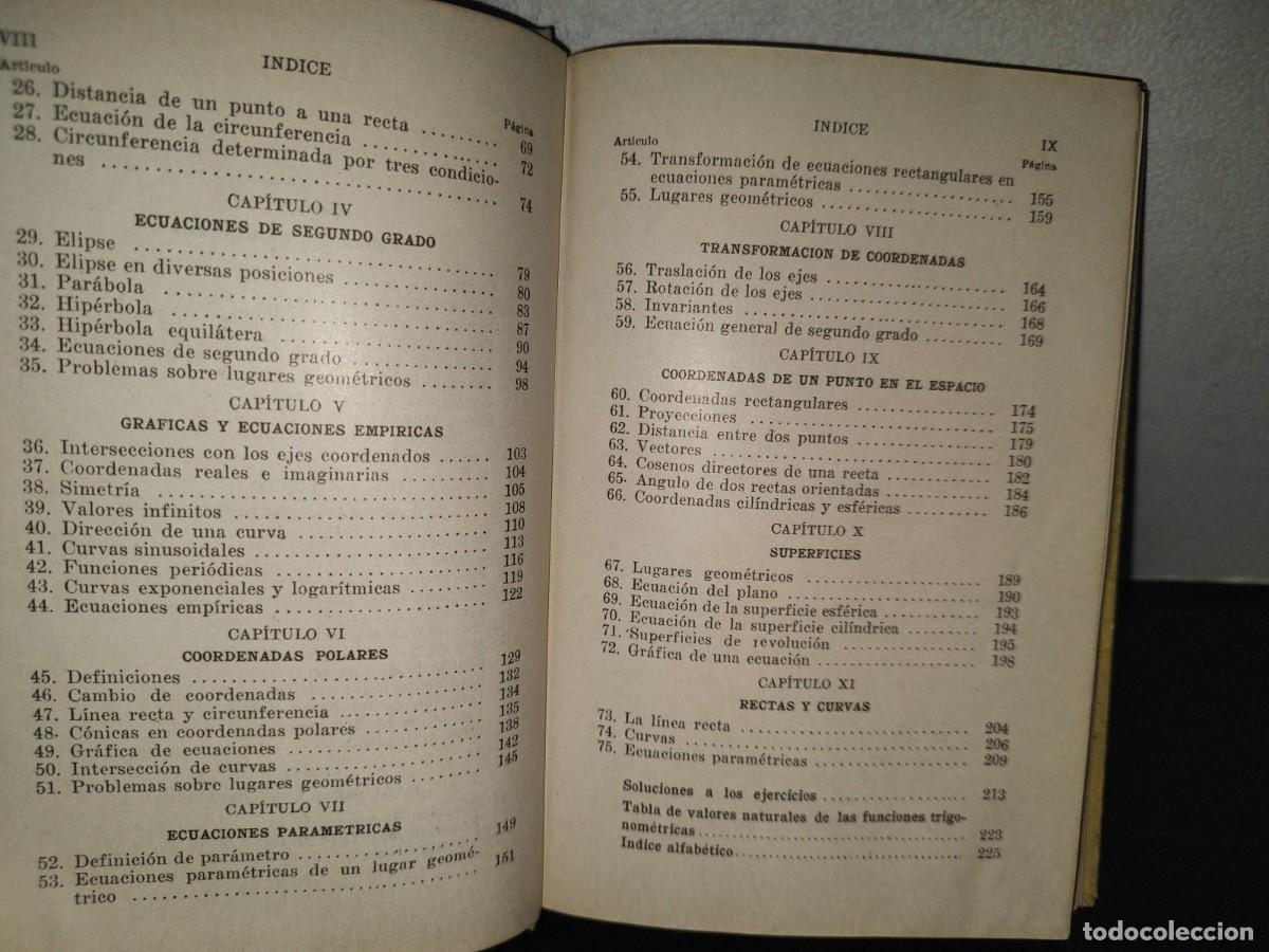 Libros de segunda mano de ciencias: 196- Geometr&iacute;a Anal&iacute;tica - Phillips - Uteha - Foto 6