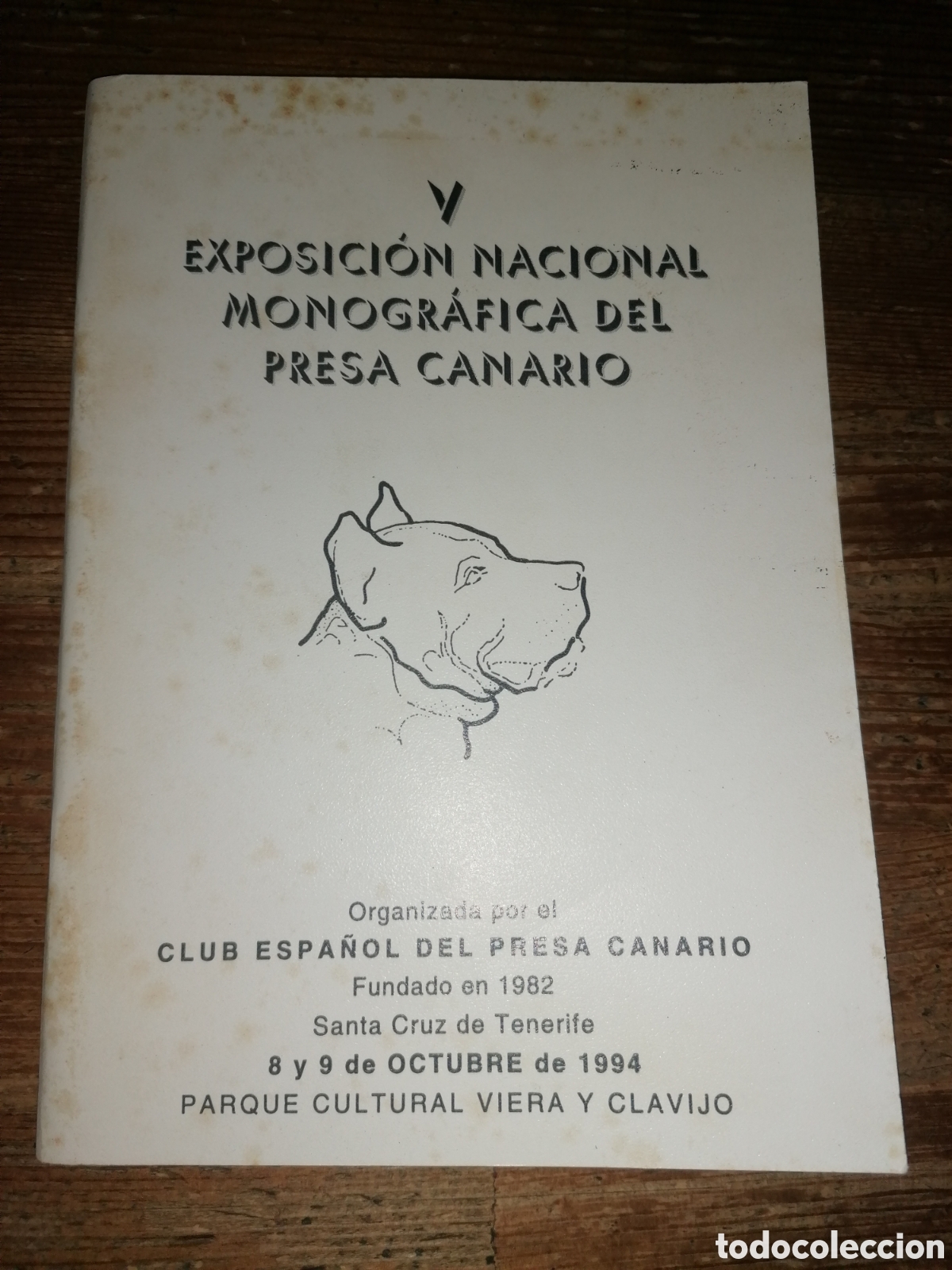 Libros de segunda mano: Programa V EXPOSICI&Oacute;N NACIONAL MONOGR&Aacute;FICA DEL PRESA CANARIO