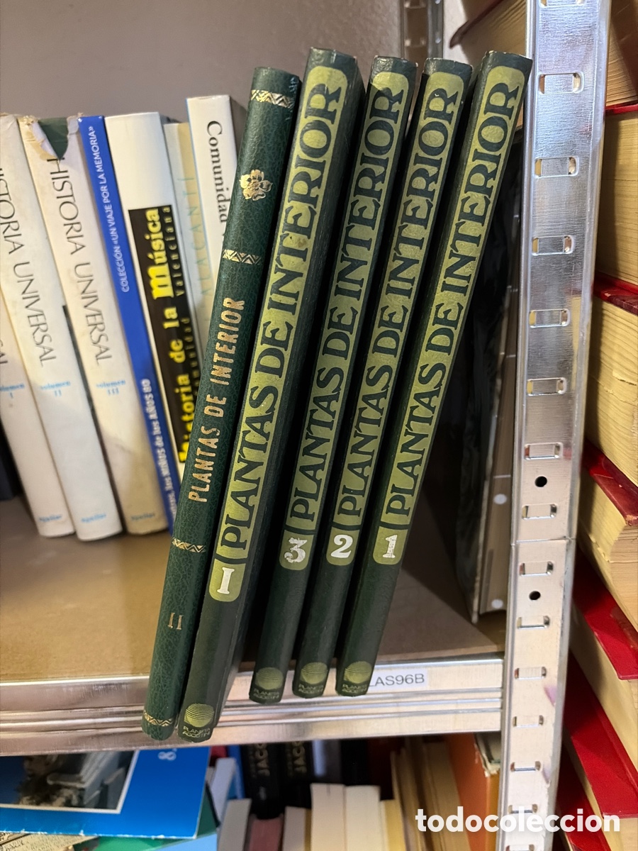 Libros de segunda mano: Blas96B plantas de interior, planeta deagostini, 5 tomos - jardiner&iacute;a bot&aacute;nica