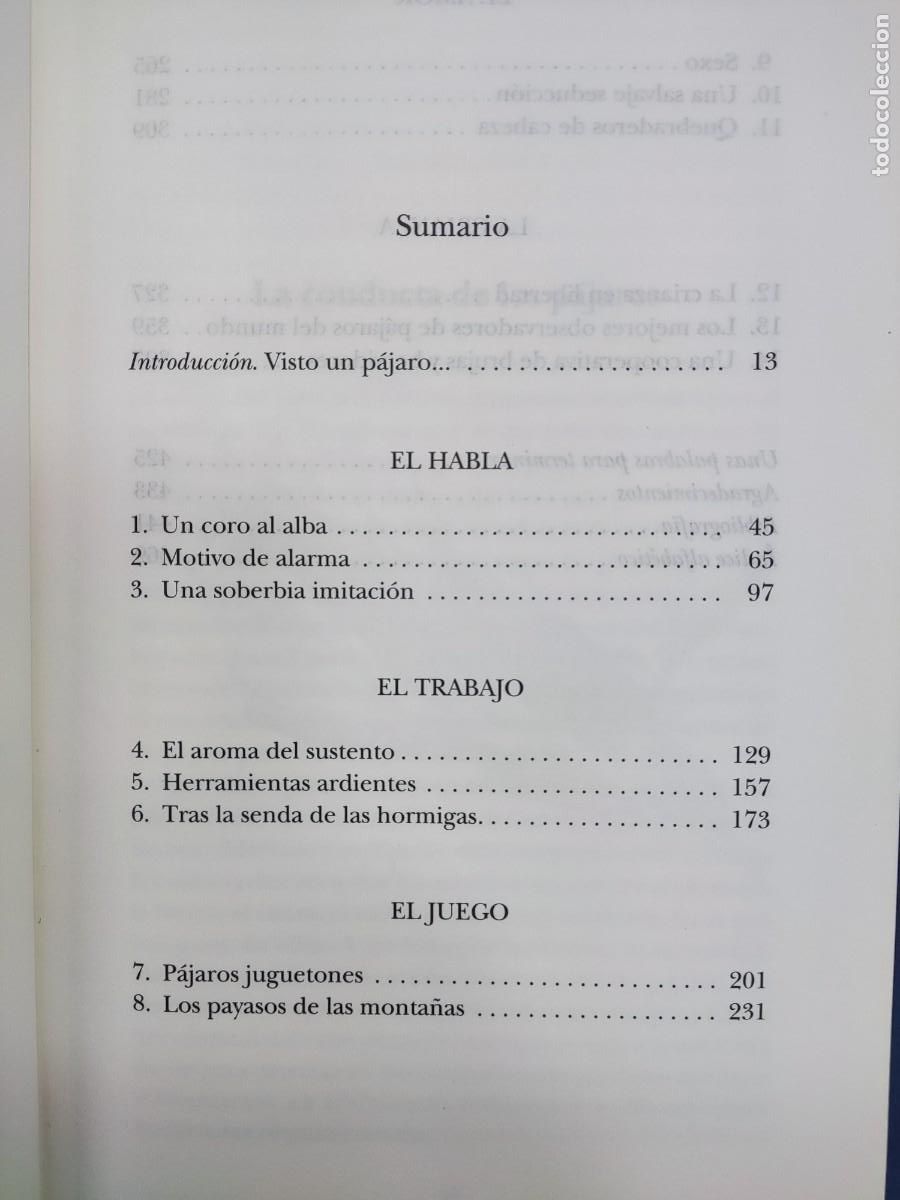 Libros de segunda mano: LA CONDUCTA DE LOS P&Aacute;JAROS / JENNIFER ACKERMAN / 1&ordf;ed. 2021. ARIEL - Foto 4