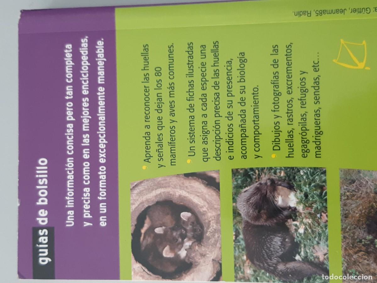 Libros de segunda mano: Huellas y rastros - Durantel, Pascal MAMIFEROS AVES - Foto 2