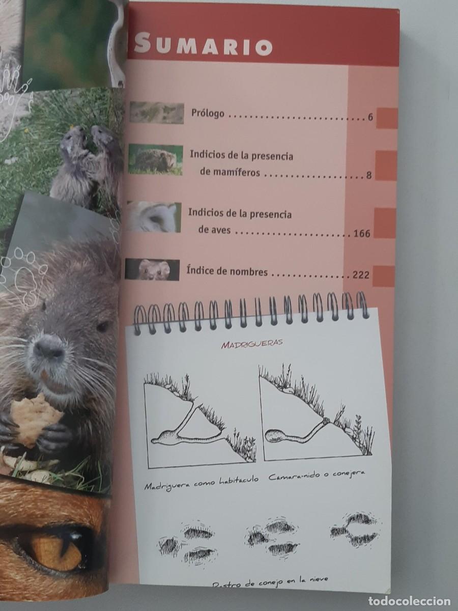 Libros de segunda mano: Huellas y rastros - Durantel, Pascal MAMIFEROS AVES - Foto 3