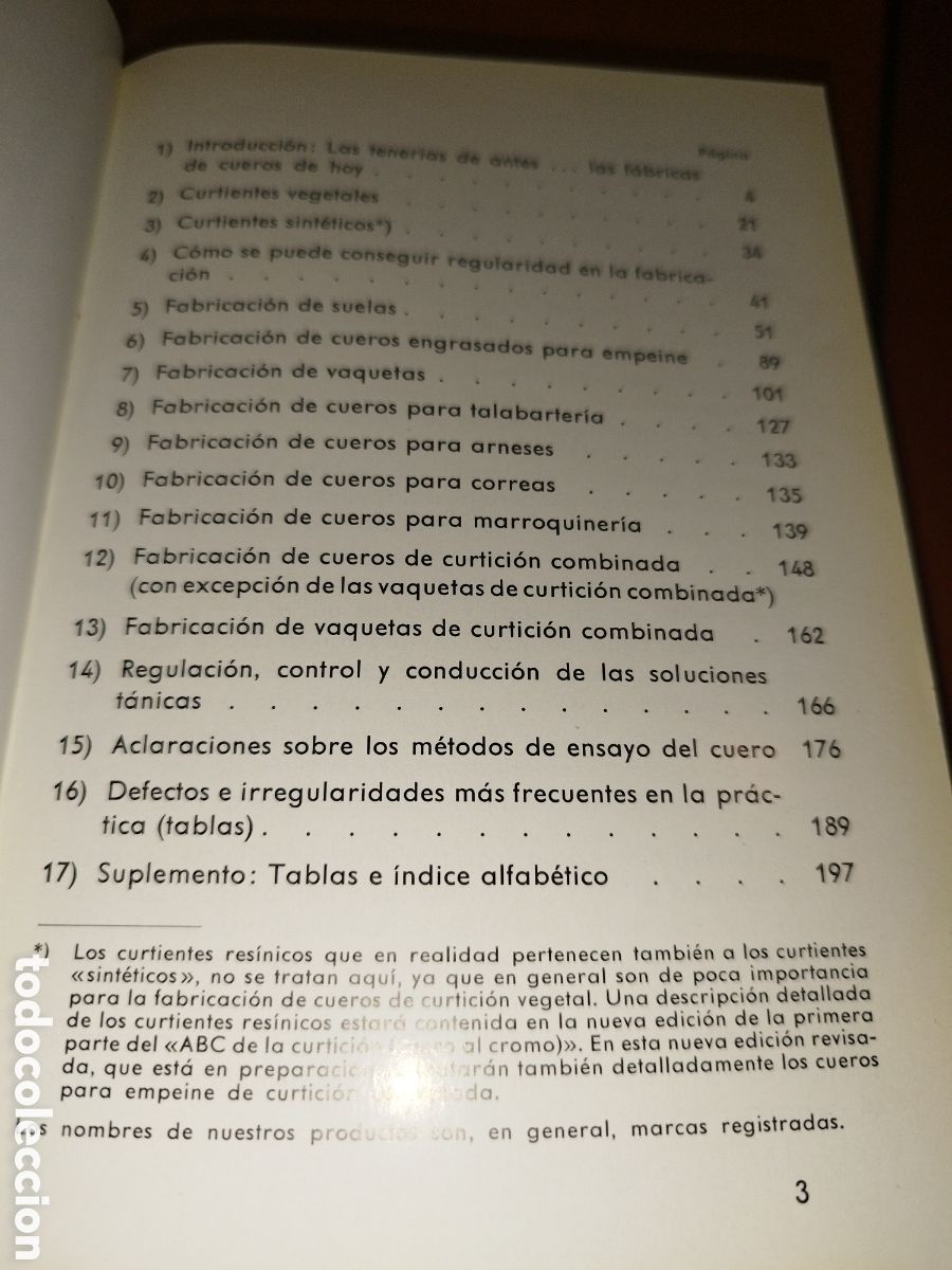 Libros de segunda mano de ciencias: ABC DE LA CURTICION CUERO AL VEGETAL. ED. BASF(d&eacute;cada de 1960). - Foto 3