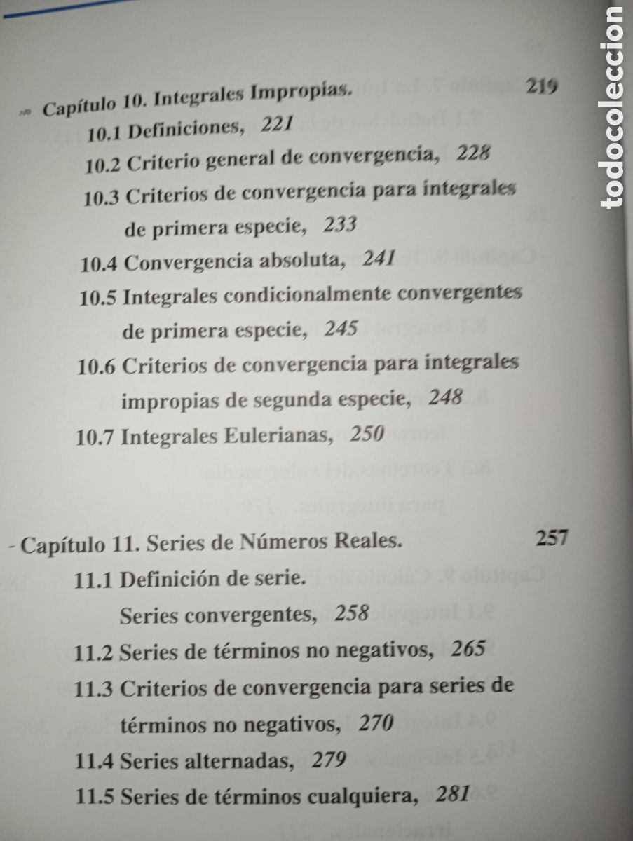 Libros de segunda mano de ciencias: ELEMENTOS DE ANALISIS MATEMATICO. SANZ Y TORRES. - Foto 9
