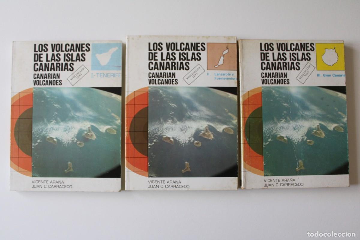 Libros de segunda mano: Ara&ntilde;a y Carracedo Los volcanes de las Islas Canarias I II III Tenerife Lanzarote Fuerteventura Gran
