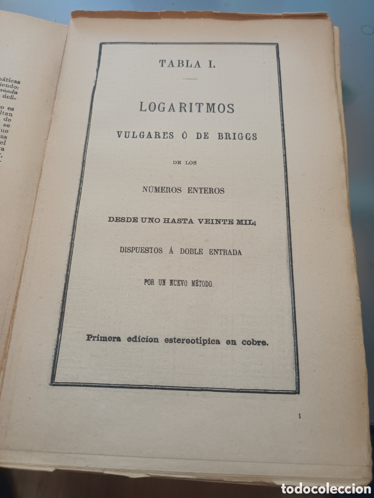 Libros de segunda mano de ciencias: A&Ntilde;O 1955 TABLAS DE LOS LOGARITMOS VULGARES - Foto 2