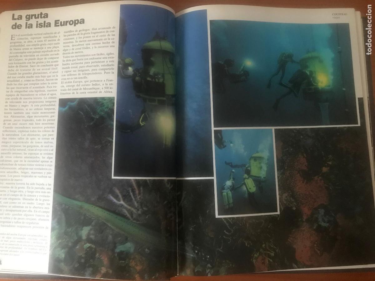 Libros de segunda mano: Cousteau. Los secretos del mar. Ediciones Urbi&oacute;n. Tomo 2 - Foto 3
