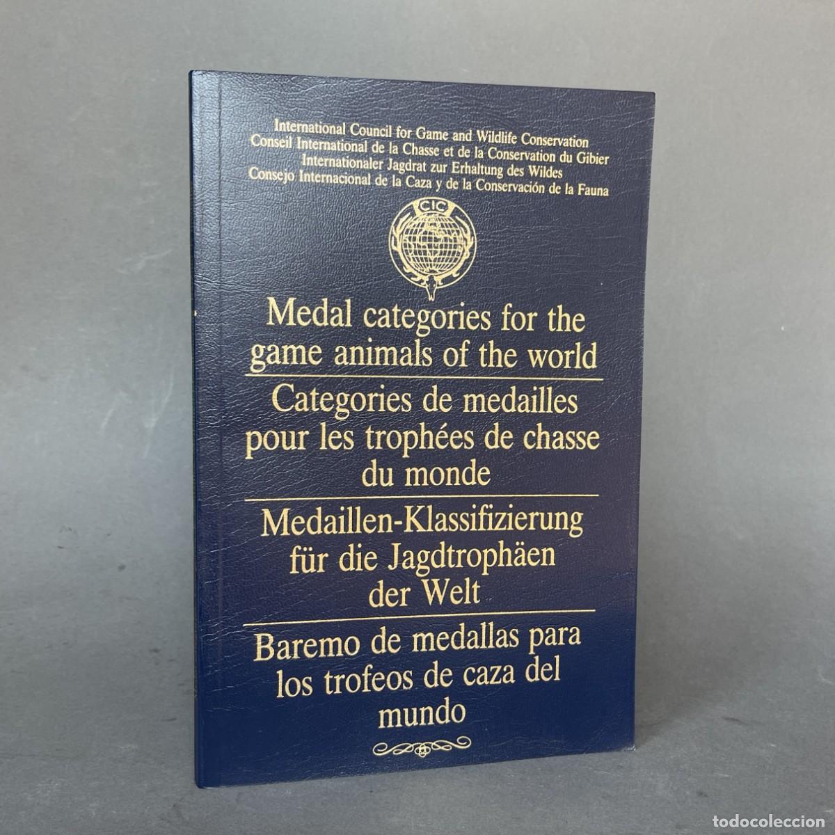 Libros de segunda mano: A&ntilde;o 1986 - BAREMO DE MEDALLAS PARA LOS TROFEOS DE CAZA DEL MUNDO