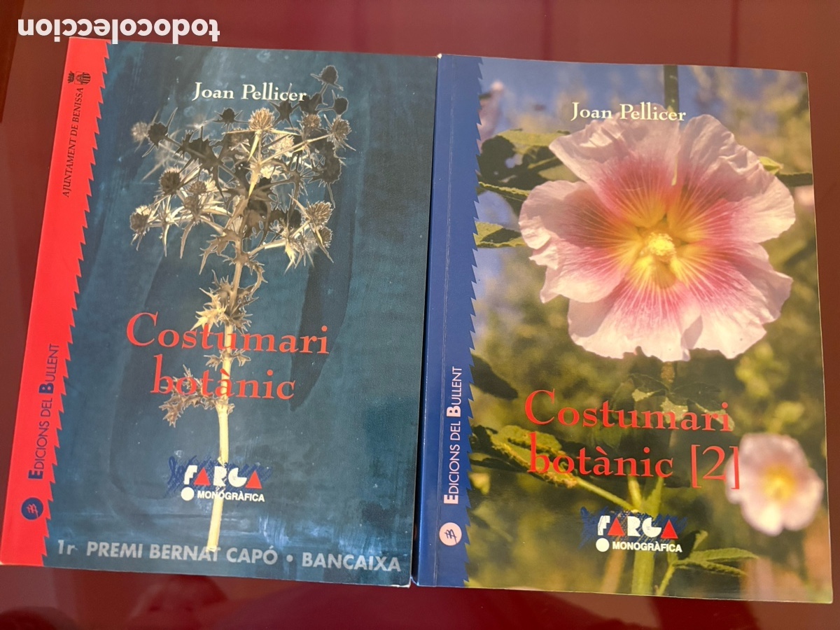 Libros de segunda mano: Joan Pellicer &mdash; Costumari bot&agrave;nic