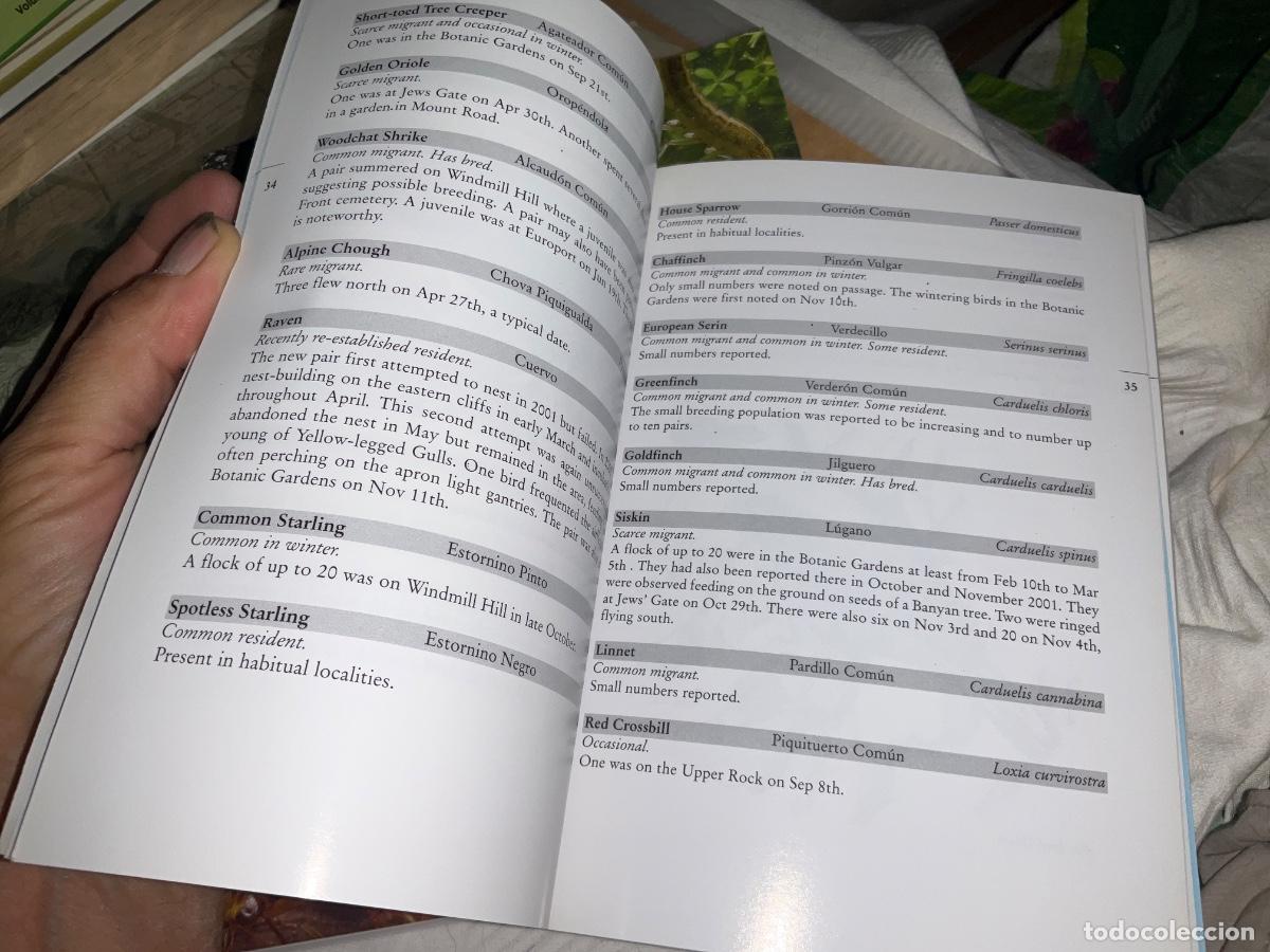 Libros de segunda mano: Gibraltar bird report 2002 - Foto 2