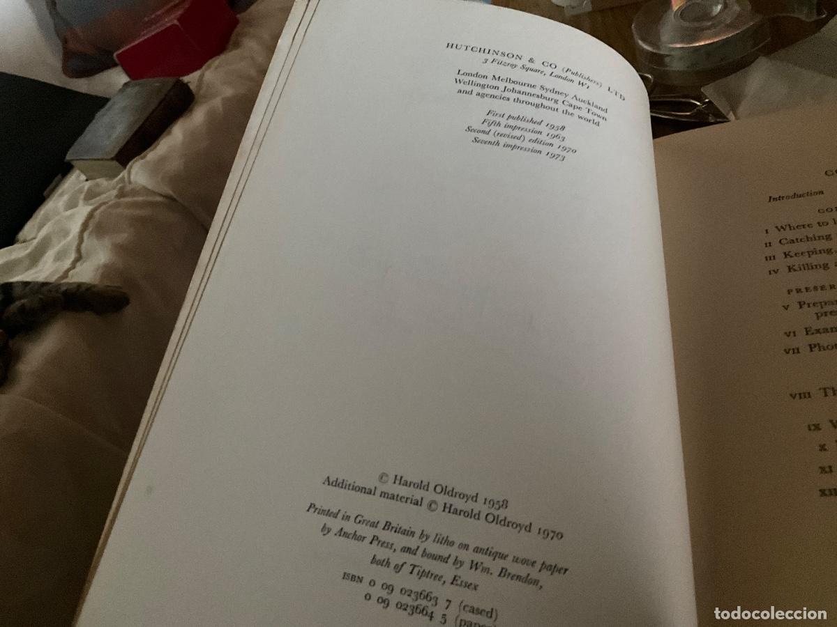 Libros de segunda mano: Collecting, Preserving and Studying Insects Harold oldroyd - Foto 2