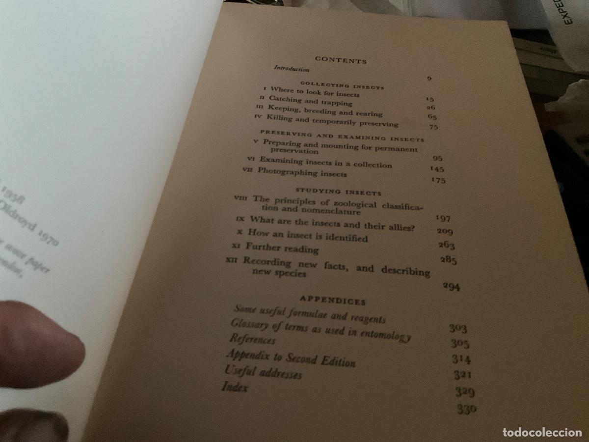 Libros de segunda mano: Collecting, Preserving and Studying Insects Harold oldroyd - Foto 3