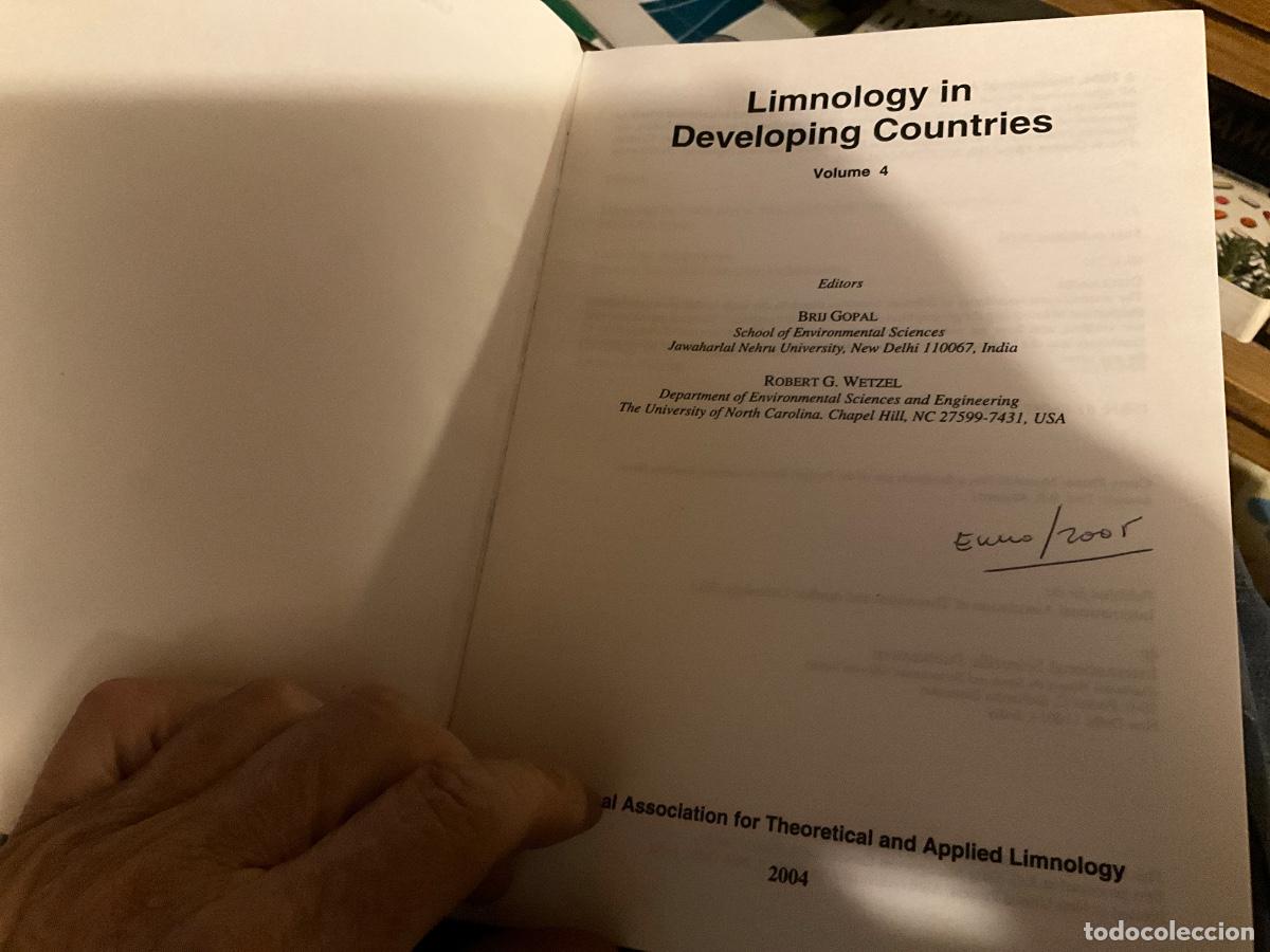 Libros de segunda mano: Limnology in Developing Countries Vol. 4 Gogal, Brij: wetzel - Foto 3