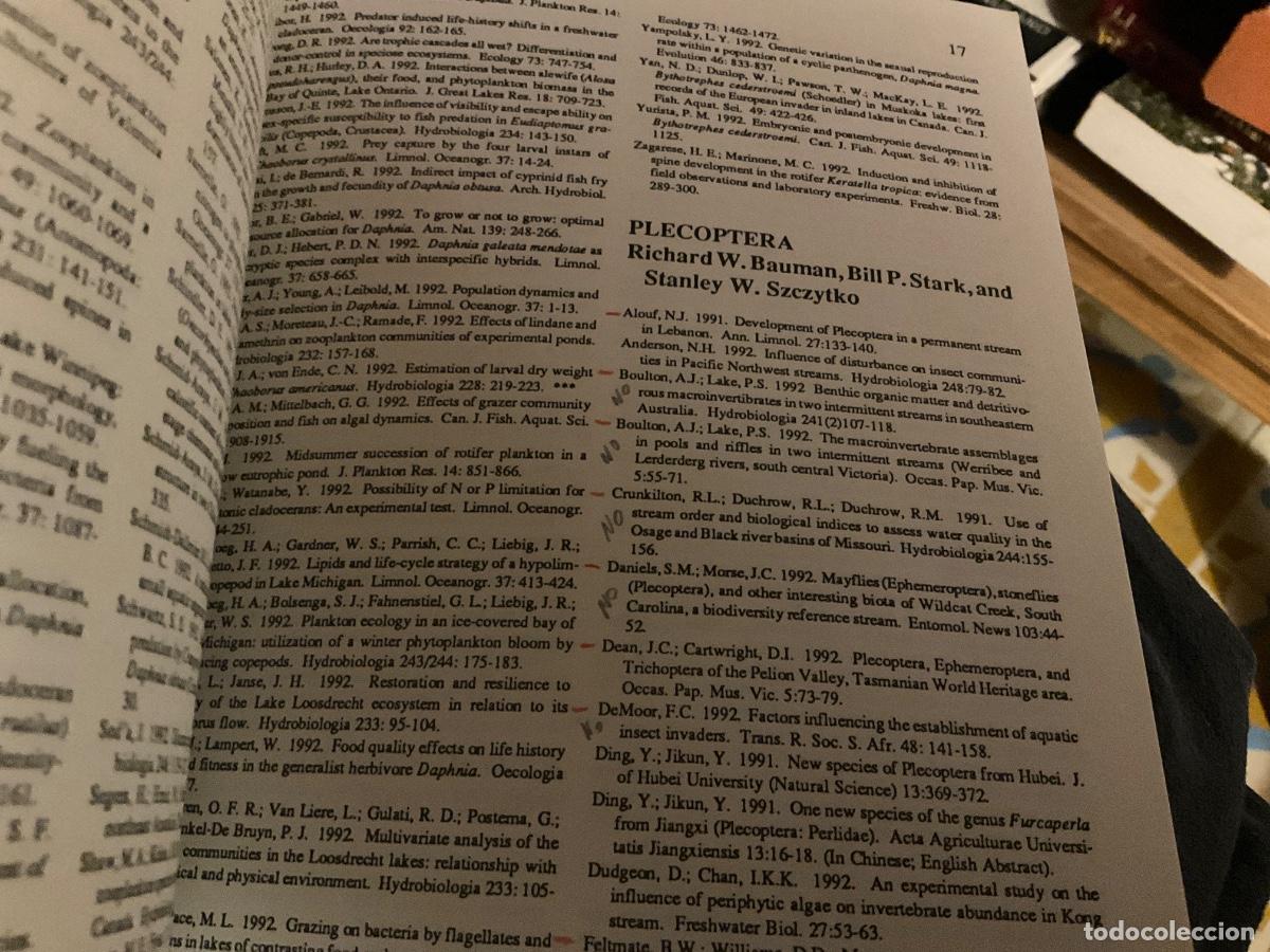 Libros de segunda mano: Current and selected bibliographies on benthic biology 1992 - Foto 4