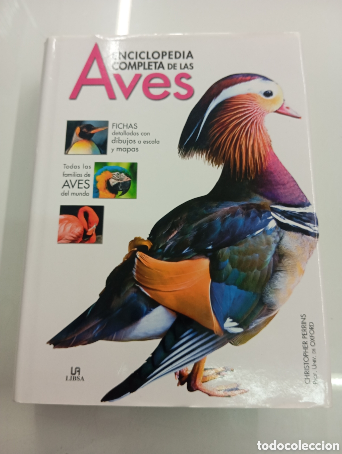 Libros de segunda mano: ENCICLOPEDIA COMPLETA DE LAS AVES C. PERRINS ED. LIBSA NUEVO BIOLOGIA GRAN FORMATO PAJAROS