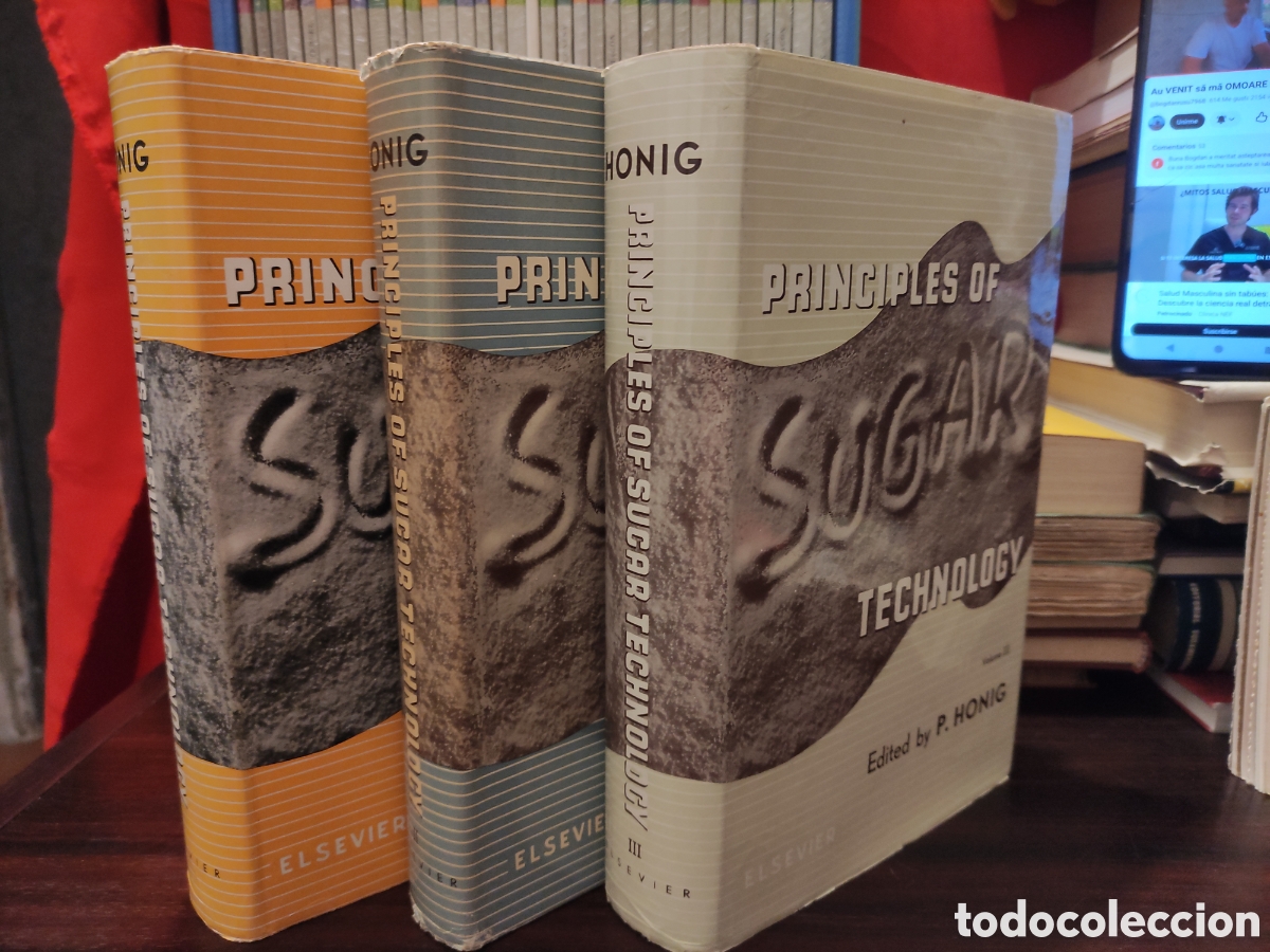 Libros de segunda mano: PRINCIPLES OF SUGAR TECHNOLOGY - ELSEVIER - 3 Volumenes OBRA COMPLETA