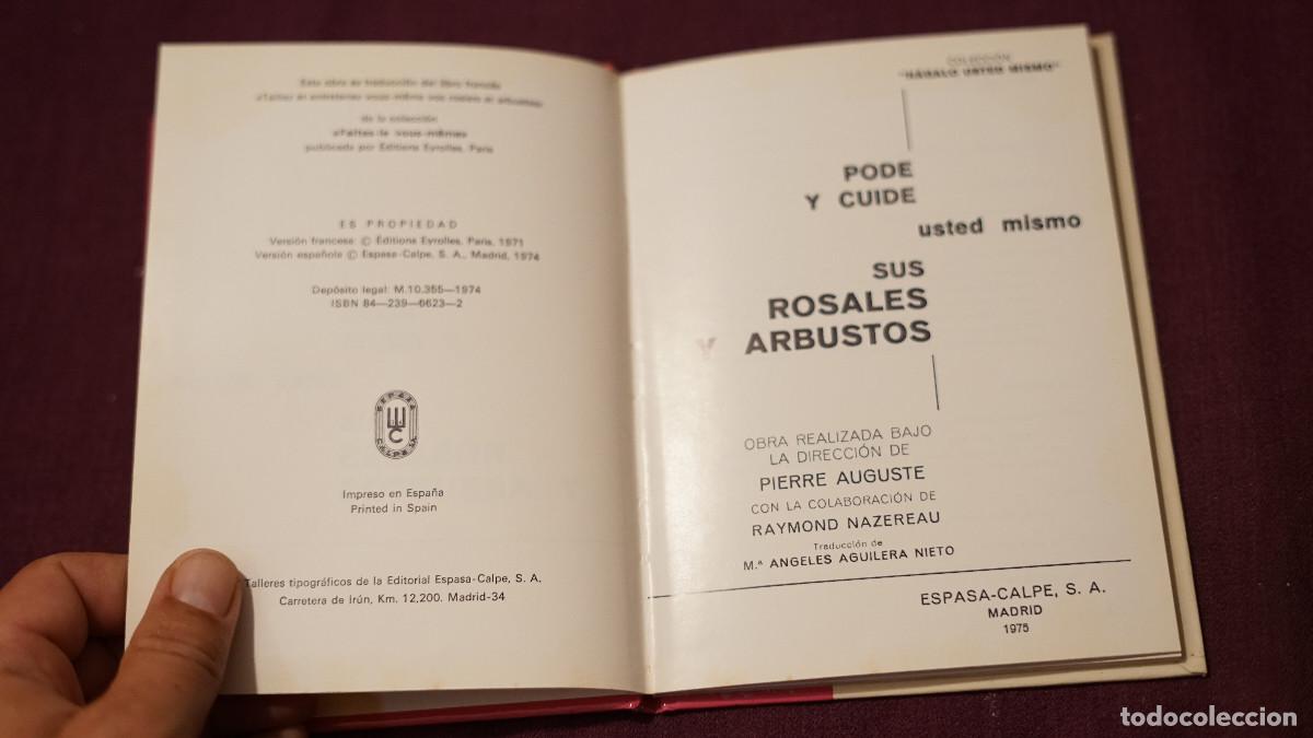 Libros de segunda mano: Pode y cuide usted mismo sus rosales y arbustos - Foto 2
