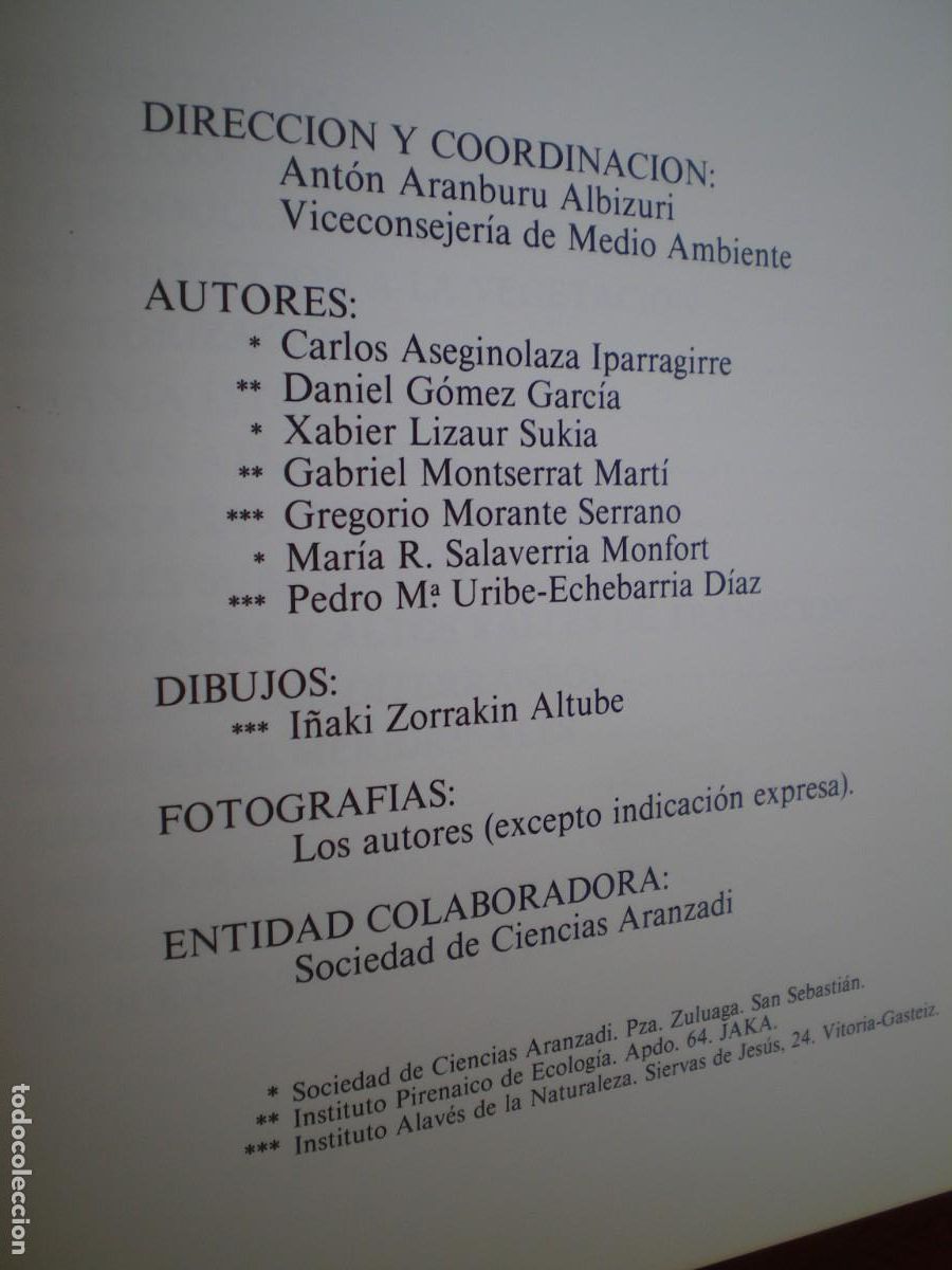 Libros de segunda mano: VEGETACI&Oacute;N DE LA COMUNIDAD AUT&Oacute;NOMA DEL PA&Iacute;S VASCO. - Foto 5