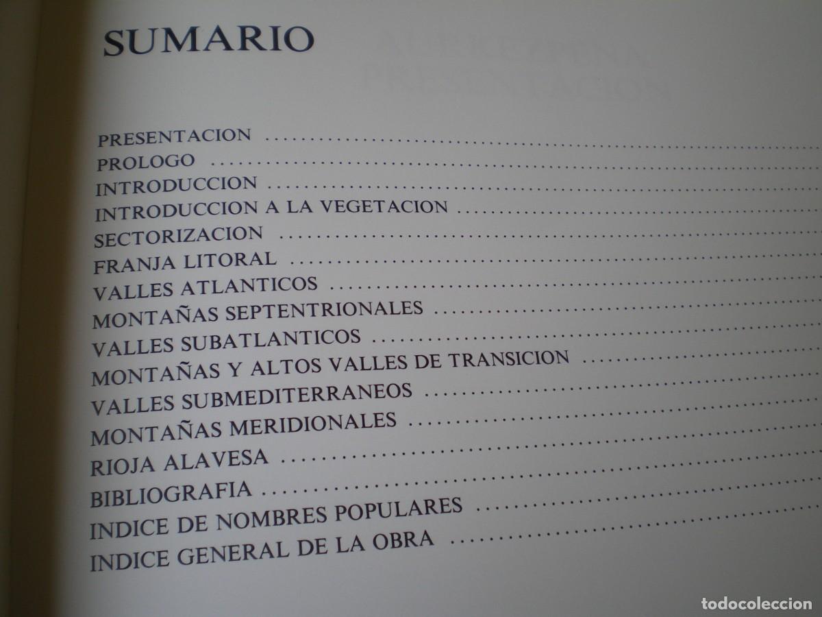 Libros de segunda mano: VEGETACI&Oacute;N DE LA COMUNIDAD AUT&Oacute;NOMA DEL PA&Iacute;S VASCO. - Foto 6