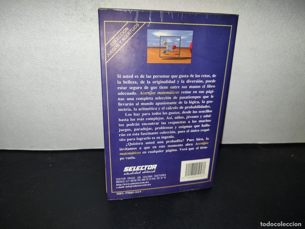 Libros de segunda mano de ciencias: 199- Acertijos Matem&aacute;ticos - Martin Gardner. Editorial Selector. 1A. Ed. 1999 - Foto 3
