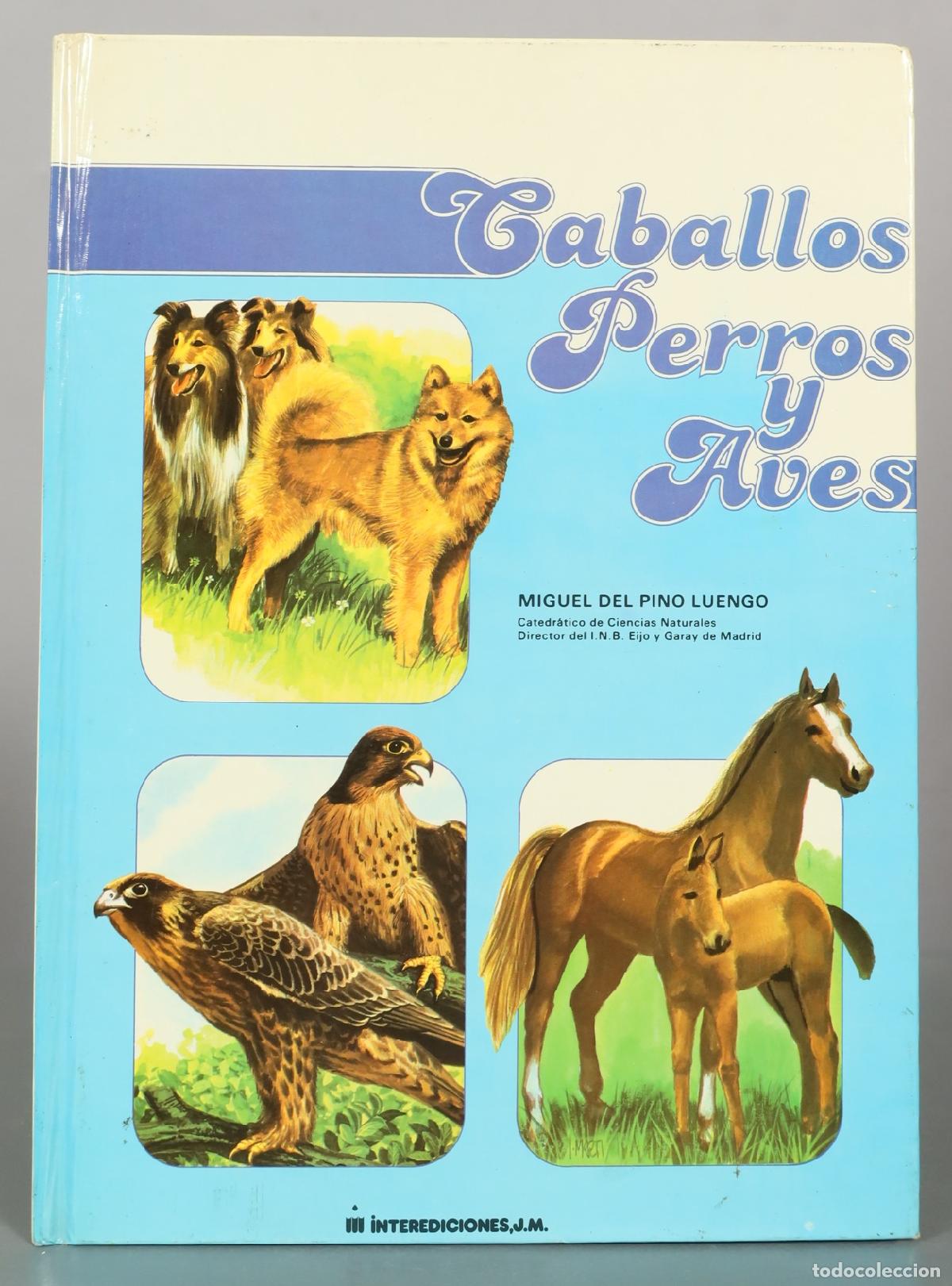 Libros de segunda mano: Caballos, Perros y Aves - Miguel del Pino Luengo - Interediciones J.M.
