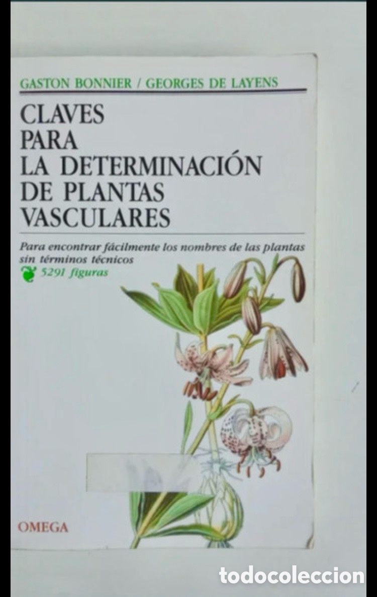 Libros de segunda mano: CLAVES PARA LA DETERMINACI&Oacute;N DE PLANTAS VASCULARES