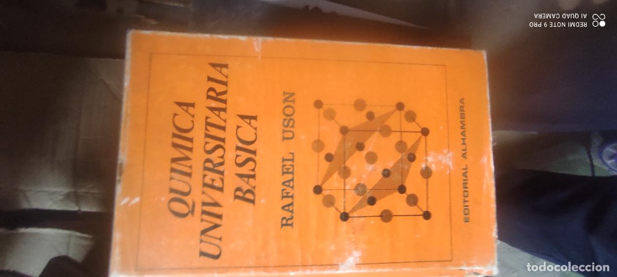 Libros de segunda mano de ciencias: QUIMICA UNIVERSITARIA BASICA. USON, RAFAEL.
