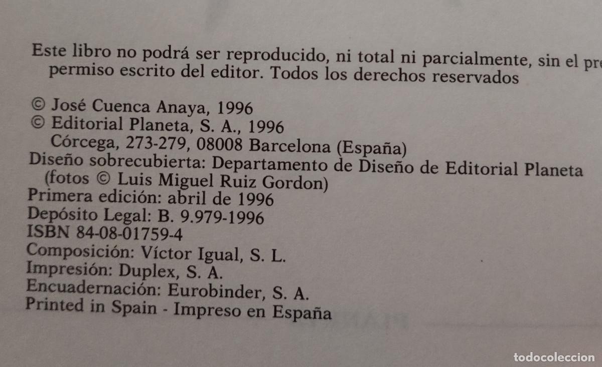 Libros de segunda mano: SIERRAS, PERDICES Y OLIVARES Jos&eacute; Cuenca - Foto 3
