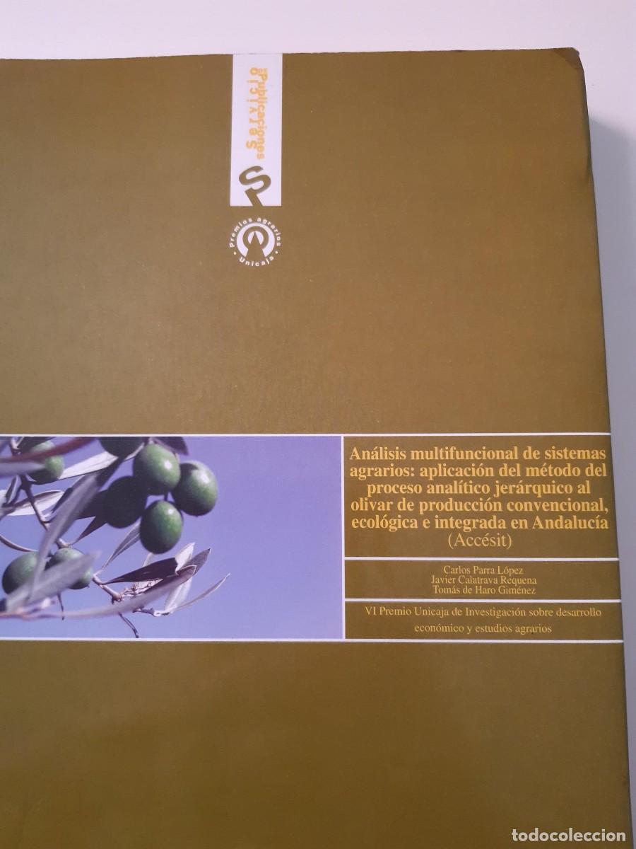 Libros de segunda mano: ANALISIS MULTIFUNCIONAL DE SISTEMAS AGRARIOS OLIVAR ANDALUCIA CARLOS PARRA LOPEZ