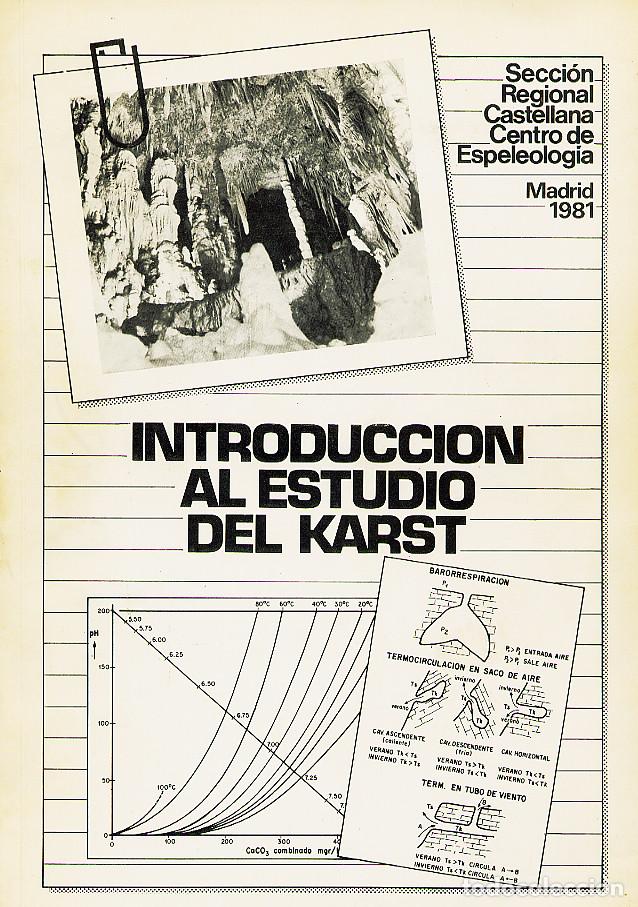 Libros de segunda mano: INTRODUCCION AL ESTUDIO DEL KARST - GEOLOGIA - ESPELEOLOGIA