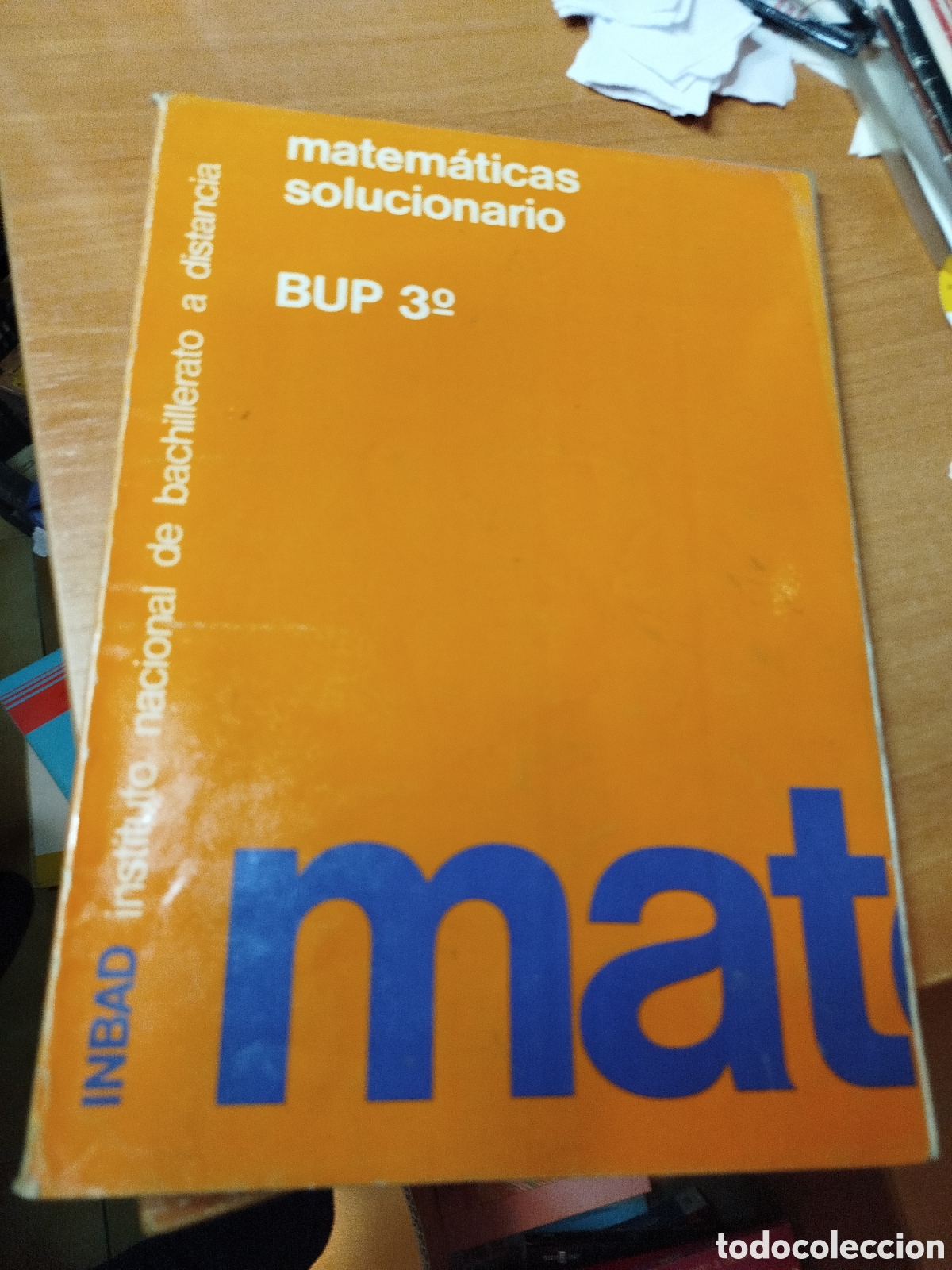 Libros de segunda mano de ciencias: Matem&aacute;ticas solucionario BUP 3. Inbad