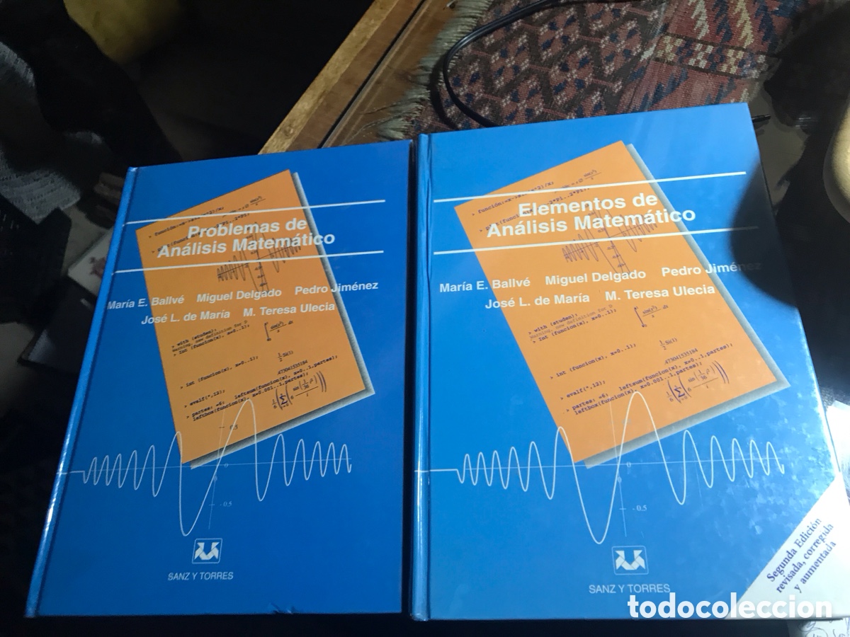 Libros de segunda mano de ciencias: Elementos y problemas de an&aacute;lisis matem&aacute;tico. Dos libros. Sanz y Torres