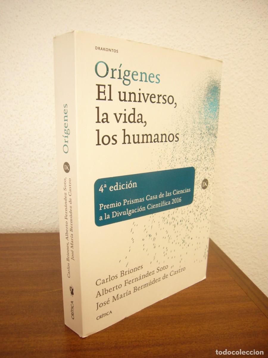 Libros de segunda mano: OR&Iacute;GENES. EL UNIVERSO, LA VIDA, LOS HUMANOS (CR&Iacute;TICA, DRAKONTOS, 2018) MUY BUEN ESTADO