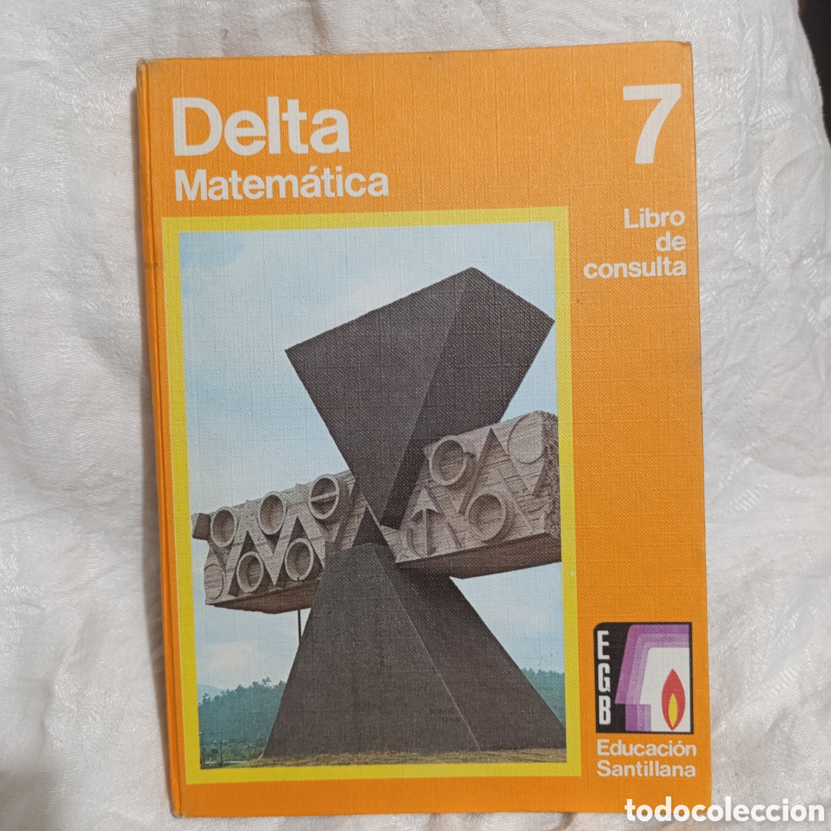 Libros de segunda mano de ciencias: Libro de texto Delta 7 Matem&aacute;tica (Libro de consulta) de la Editorial Santillana, E.G.B,1973