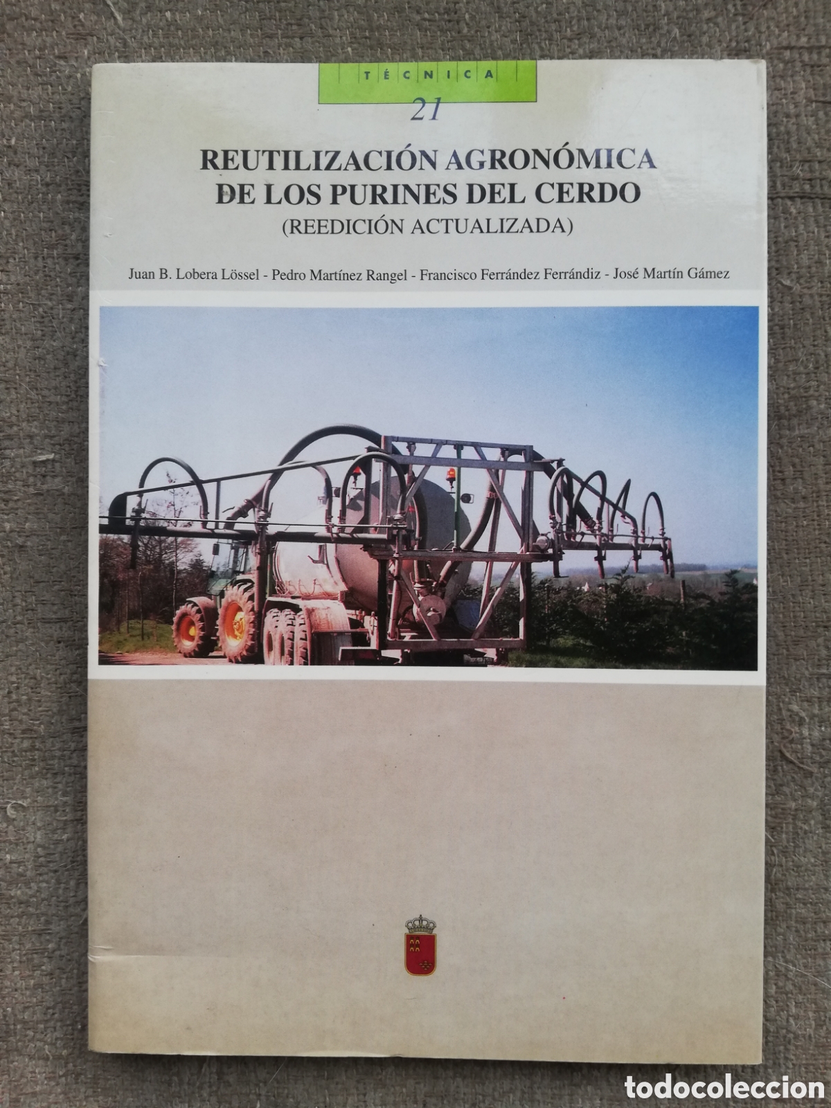 Libros de segunda mano: Reutilizaci&oacute;n agron&oacute;mica de los purines del cerdo. VV. AA.