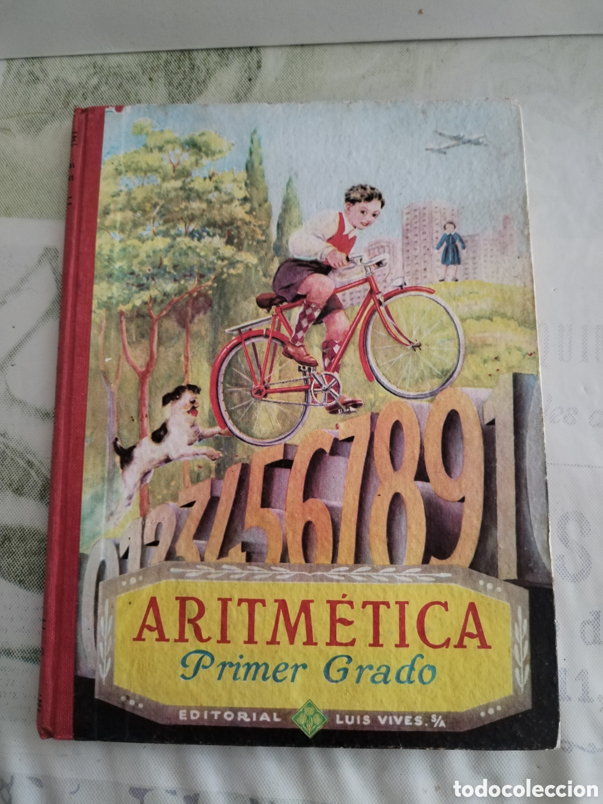 Libros de segunda mano de ciencias: Libro escolar primer grado aritm&eacute;tica editorial Edelvives 1962