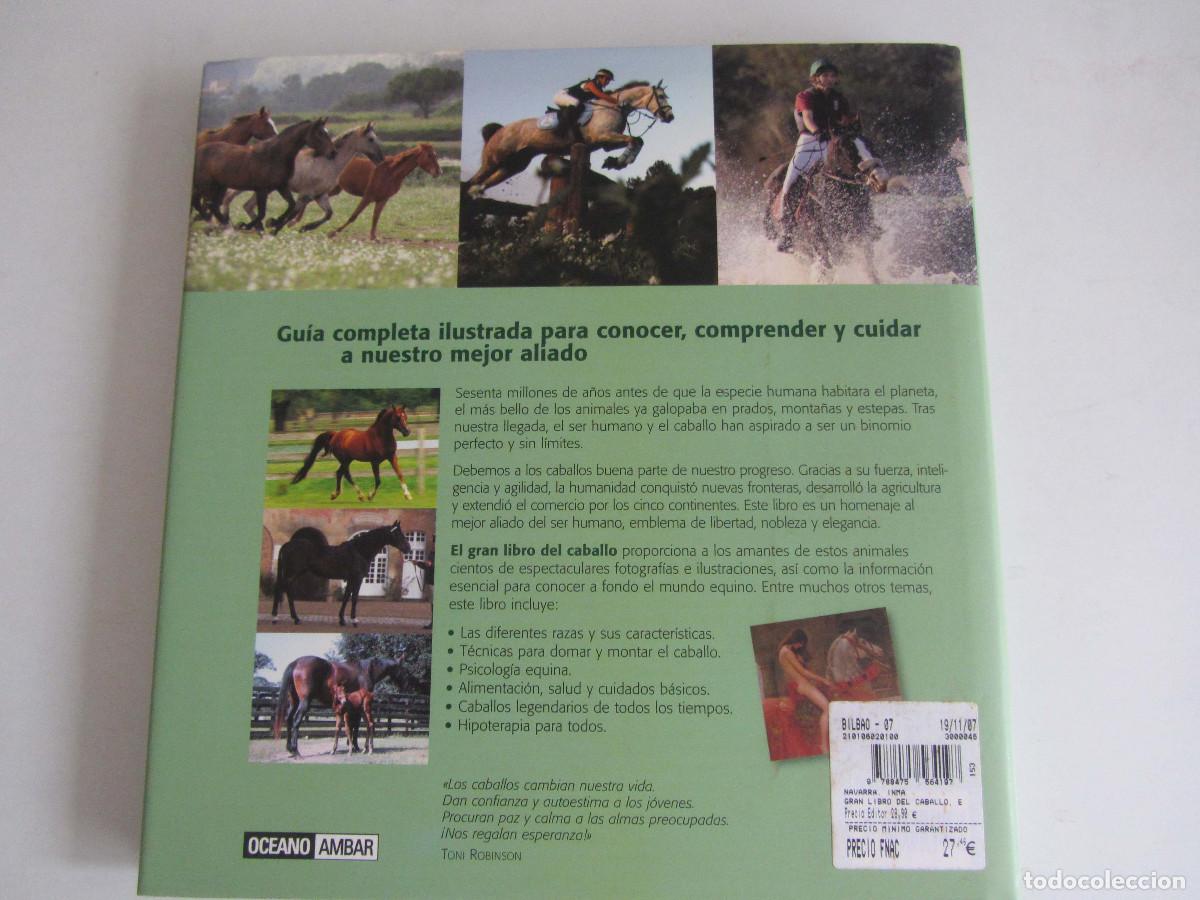 Libros de segunda mano: El gran libro del caballo. Inma Navarra. Oceano-Ambar 2006 - Foto 2