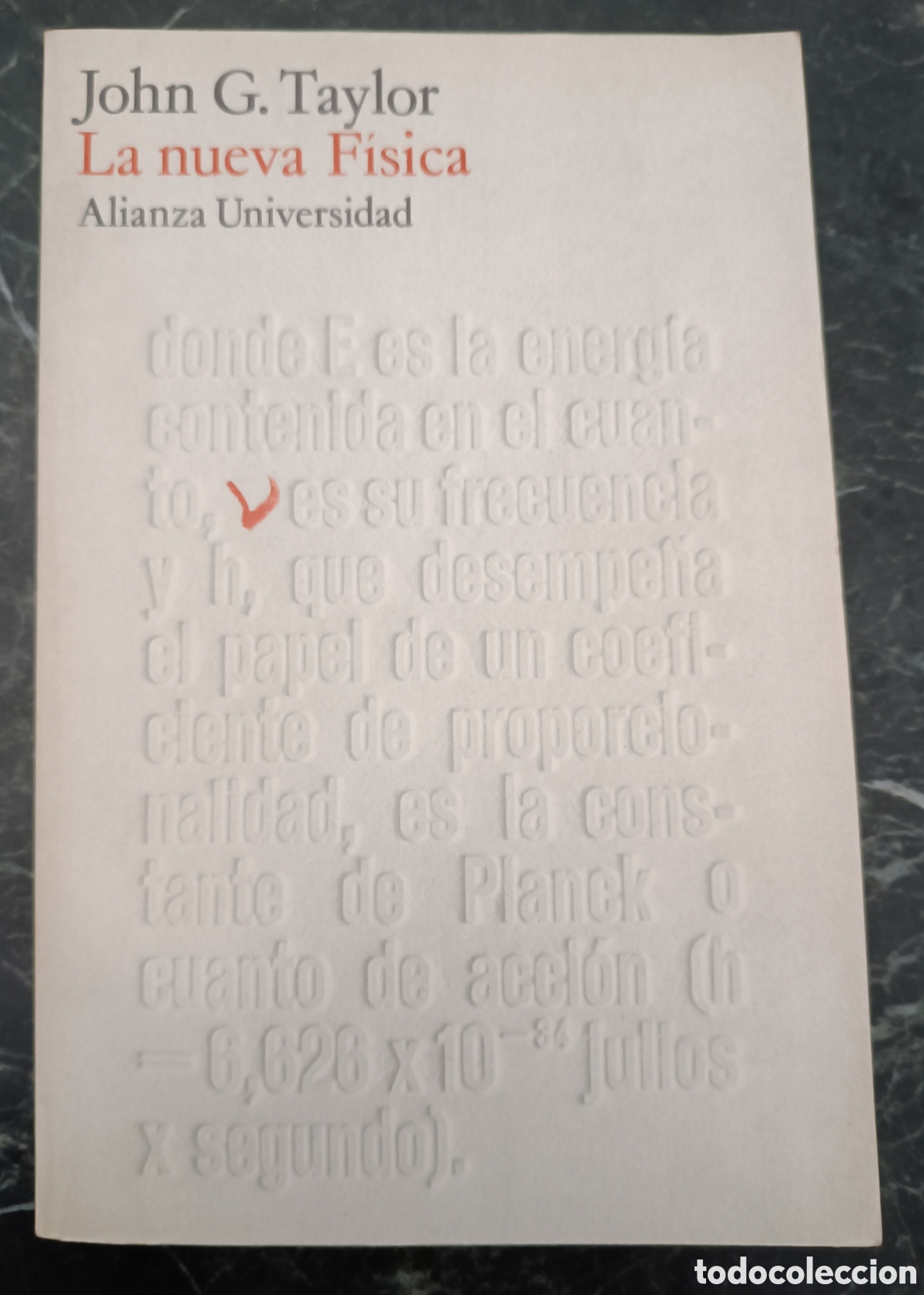 Libros de segunda mano de ciencias: La nueva f&iacute;sica (Alianza Editorial).