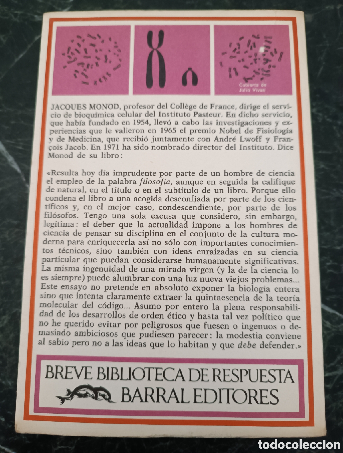 Libros de segunda mano: El azar y la necesidad. - Foto 2