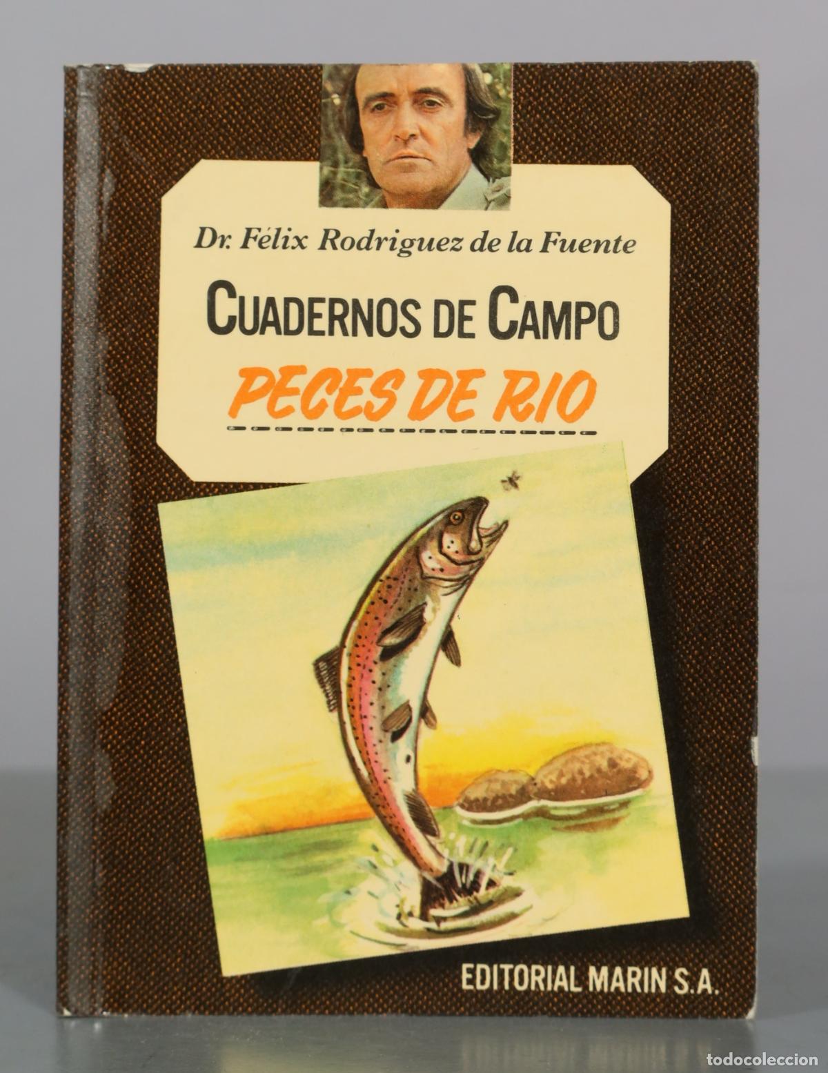 Libros de segunda mano: Cuadernos de Campo - Peces de Rio - Dr. Felix Rodriguez de la Fuente - Editorial Marin S.A.