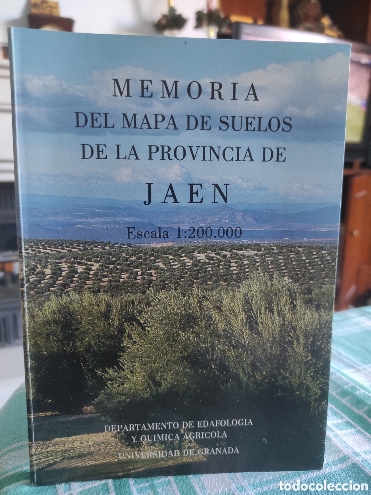 Libros de segunda mano: Memoria del mapa de suelos de Ja&eacute;n. Jos&eacute; Aguilar Ruiz. Universidad de Granada. 1987.