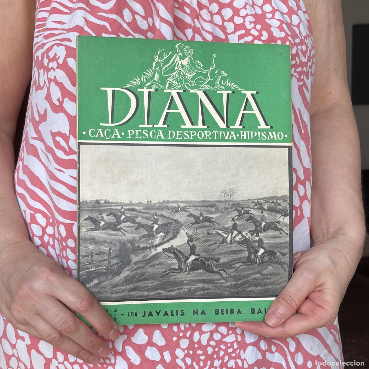 Libros de segunda mano: A&ntilde;o 1955 - Revista Diana - Caza - Pesca - Portugal