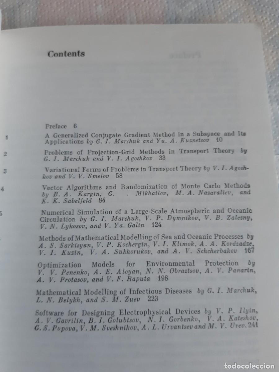 Libros de segunda mano de ciencias: Problemas de matem&aacute;tica computacional y modelado matem&aacute;tico MARCHUK DYMNIKOV EN INGLES - Foto 3