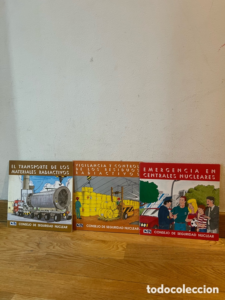 Libros de segunda mano: CONSEJO DE SEGURIDAD NUCLEAR EL TRANSPORTE DE LOS MATERIALES RADIACTIVOS 3 libros