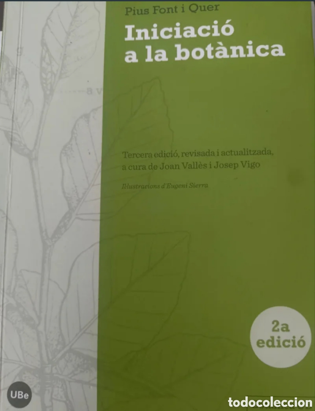 Libros de segunda mano: Iniciaci&oacute; a la bot&agrave;nica